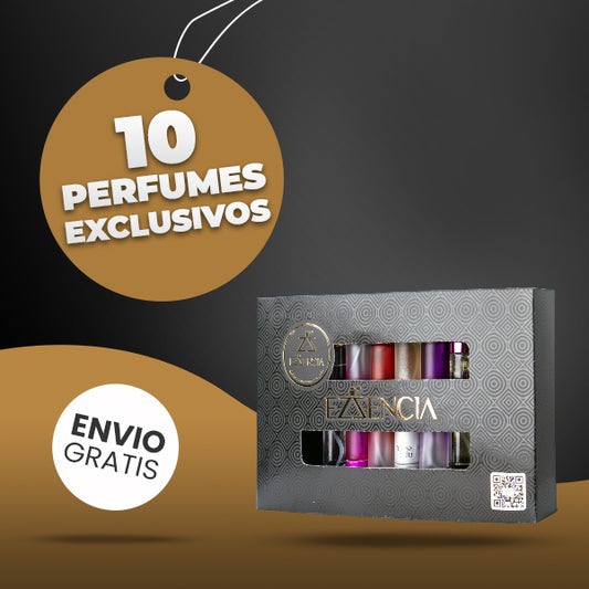 KIT EZZENCIA 10 Perfumes de 30ml c/u